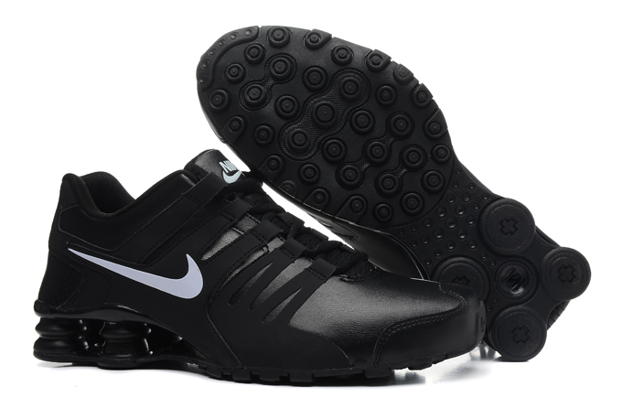 Noir blanc hommes chaussures Nike Shox actuels nouvelles 2014 (2)